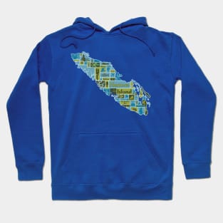 Vancouver Island: Graphical Map Hoodie